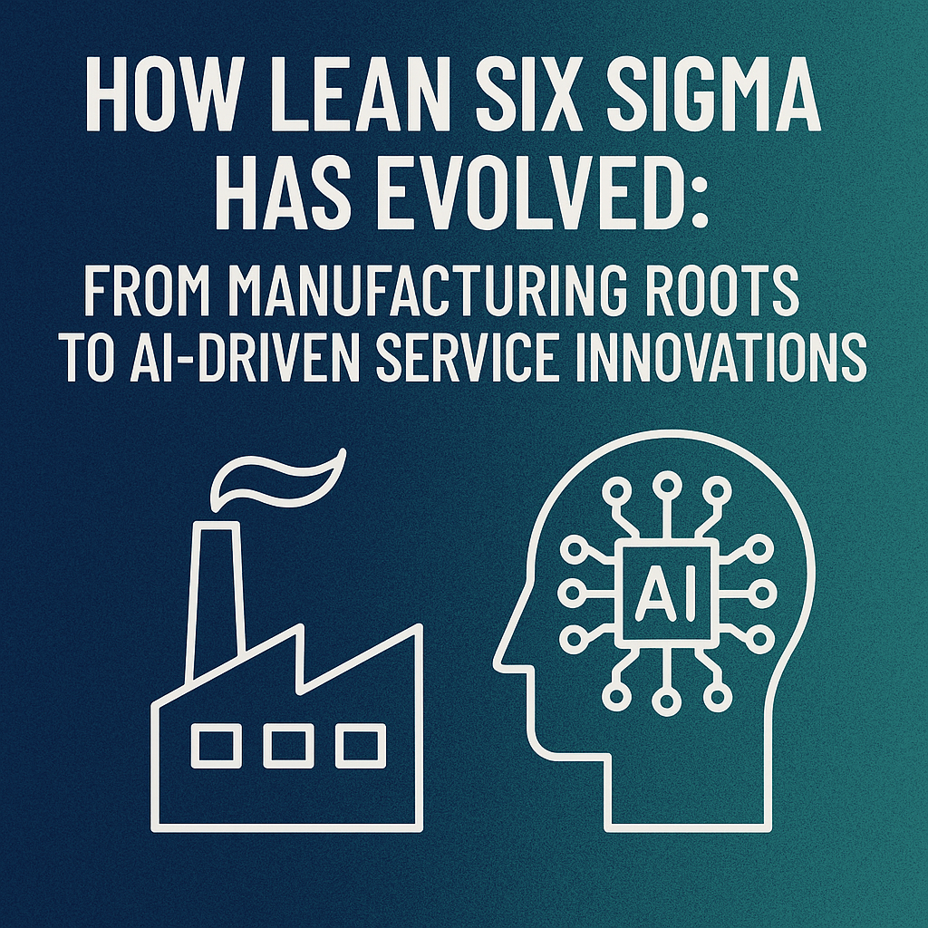 How Lean Six Sigma Has Evolved: From Manufacturing Roots to AI-Driven Service Innovation